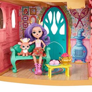 Enchantimals Cozy Deer House Playset + Danessa Deer Doll & Sprint Figure