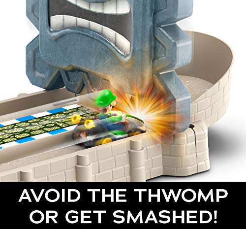 Hot Wheels Hw Mario Kart Thwomp Set