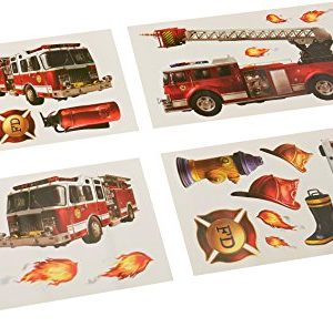 RoomMates Fire Brigade Peel and Stick Wall Decals