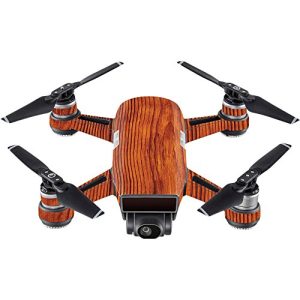 MightySkins Skin Compatible with DJI Spark Mini - Knotty Wood | Protective, Durable, and Unique Vinyl Decal wrap Cover | Easy to Apply, Remove, and Change Styles | Made in The USA