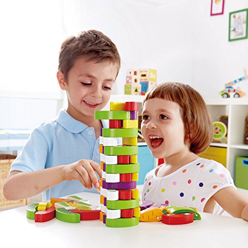Award Winning Hape Stacking Veggies Kid's Wooden Skill Learning Game