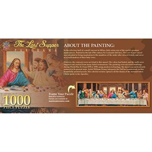 MasterPieces Inspirational Jigsaw Puzzle, The Last Supper Panorama, Featuring Art by William T. Ternay, 1000 Pieces