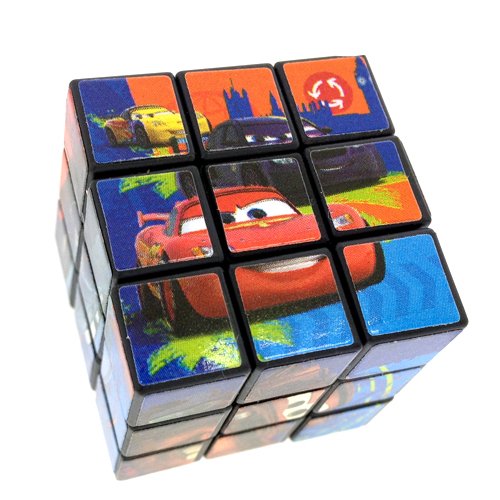 Disney "Cars 2" Mini Puzzle Cube, Party Favor