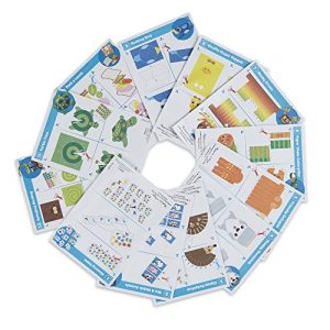 Melissa & Doug Deluxe Scissor Skills Activity Book with 2 Pairs of Child-Safe Scissors, 20 Pages (E-Commerce Packaging, Great Gift for Girls & Boys - Best for 4, 5, 6, & 7 Year Olds)