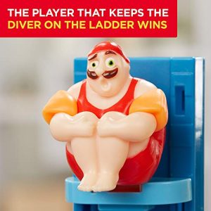 Hasbro Gaming Hot Tub High Dive Game With Bubbles For Kids Board Game For Boys and Girls Ages 4 and Up E1919