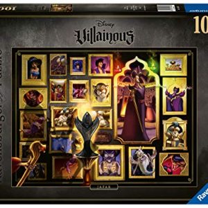 Ravensburger Disney Villainous Jafar 1000 Piece Jigsaw Puzzle for Adults – Every Piece is Unique, Softclick Technology Means Pieces Fit Together Perfectly