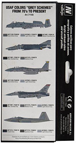 Vallejo USAF Colors 70S to Now Model, 17ml