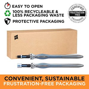Nerf Vendetta N-Force Double Sword Toy -- Includes 2 Foam Blades with Plastic Core -- for Kids, Teens, Adults, Brown (Amazon Exclusive)