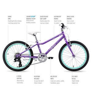 Guardian Kids Bikes Ethos. 16/20/24 Inch, Multiple Colors for Boys/Girls. Safer Brake System for Kids. Lightweight Steel Construction. Easy Assembly. ASO SharkTank.
