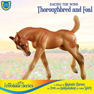 Breyer Freedom Series (Classics) Racing The Wind | Horse and Foal Toy Set | 1:12 Scale | Model #62208