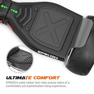 EPIKGO Sport Balance Board Self Balance Scooter Hover Balancing Board -UL2272 Certified, All-Terrain 8.5” Racing Wheels, 400W Dual-Motor,LG Smart Battery, Board Hover Over Tough Road Condition-Black