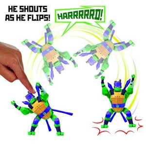Rise of The Teenage Mutant Ninja Turtle Donatello Side Flip Ninja Attack Deluxe Figure