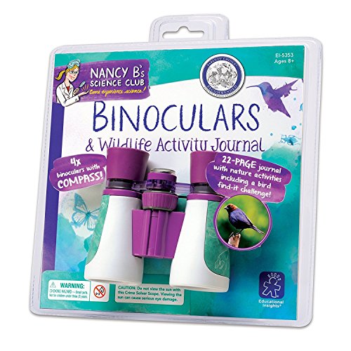 Educational Insights Nancy B's Science Club Binoculars and Wildlife Activity Journal