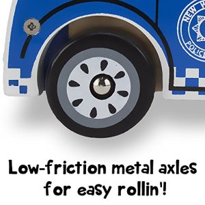 Wooden Wheels Natural Beech Wood Police Cruiser by Imagination Generation