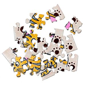 Hygloss Products Blank Jigsaw Puzzle – Compoz-A-Puzzle – 4 x 5.5 Inch - 16 Pieces, 12 Puzzles