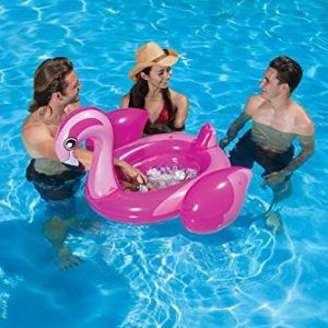 Poolmaster Refreshment and Beverage Floating Cooler, Flamingo