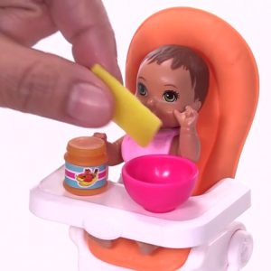 Barbie Skipper Babysitters Inc. Doll and Feeding Playset