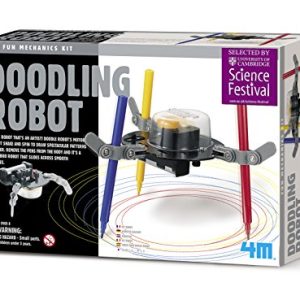 4M Kidzrobotix Doodling Robot - DIY Science Engineering Robotics Kit - STEM Toys Gift for Kids & Teens, Boys & Girls (Packaging May Vary)