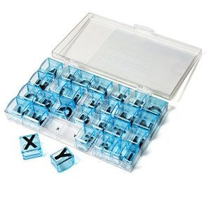 Educational Insights Alphabet Transparent Stamps- Uppercase 5/8"