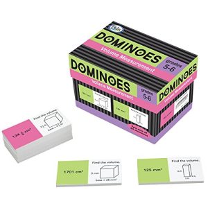 Didax Educational Resources Volume Measurement Dominoes Children's Mathematical Learning Aids