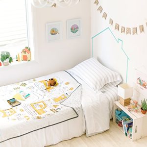 Sago Mini - Tuck Me In Quilt - Trucks & Diggers