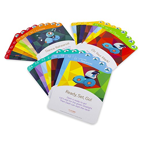 Wonder Workshop Dash Challenge Cards for Dash Robot, Various