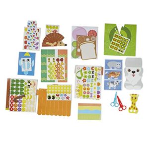 Melissa & Doug Deluxe Scissor Skills Activity Book with 2 Pairs of Child-Safe Scissors, 20 Pages (E-Commerce Packaging, Great Gift for Girls & Boys - Best for 4, 5, 6, & 7 Year Olds)