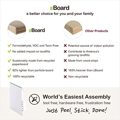 Way Basics Eco Stackable Connect Storage Cube with Shelf Cubby Organizer, Espresso Wood Grain (Tool-Free Assembly and Uniquely Crafted from Sustainable Non Toxic zBoard Paperboard)