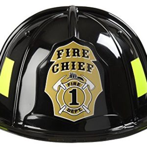 Aeromax Black Fire Chief Helmet