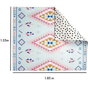 Play with Pieces, Reversible Play Mat, Moroccan Rug Plus Polka Dot