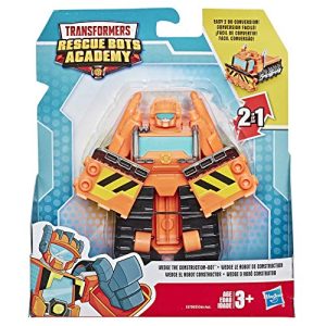 Transformers Playskool Heroes Rescue Bots Academy Wedge The Construction-Bot Converting Toy, 4.5" Figure, Toys for Kids Ages 3 & Up