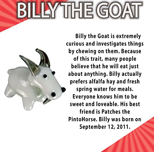 LookingGlass Miniature Glass Collectible : Billy The Goat