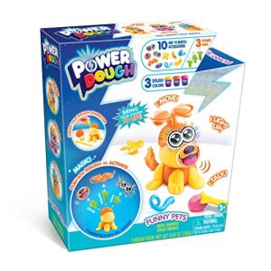 Canal Toys USA Ltd Power Dough Pets Medium Box Interactive Dough (17 Piece)