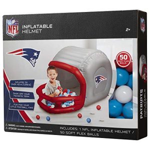 Ball Pits 50 Balls - NFL for Kids, New England Patriots Ball Pit with 50 Balls, Toddler Jungle Gym Playhouse Inflatable for Boys Girls Kids Infants & Baby [Balls Included]