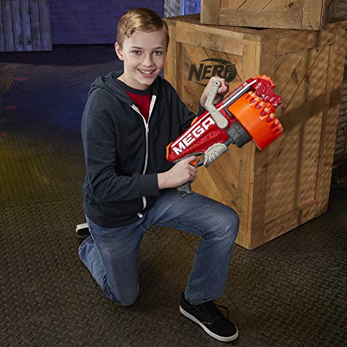 Megalodon Nerf N-Strike Mega Toy Blaster with 20 Official Mega Whistler Darts Includes: Blaster, Drum, 20 Darts, & Instructions