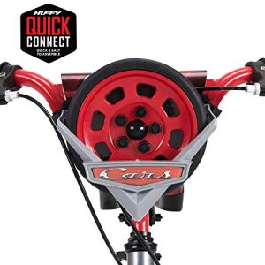 Huffy Disney Cars Kid Bike Quick Connect Assembly, Tire Case Storage & Training Wheels, 12" Grey