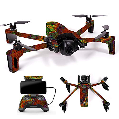 MightySkins Skin Compatible with Parrot Anafi Drone - Rust | Protective, Durable, and Unique Vinyl Decal wrap Cover | Easy to Apply, Remove, and Change Styles | Made in The USA