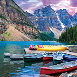 EuroGraphics Canoes on The Lake Jigsaw Puzzle (1000-Piece)