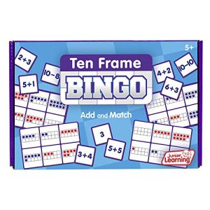 Junior Learning Ten Frame Bingo Educational Action Games