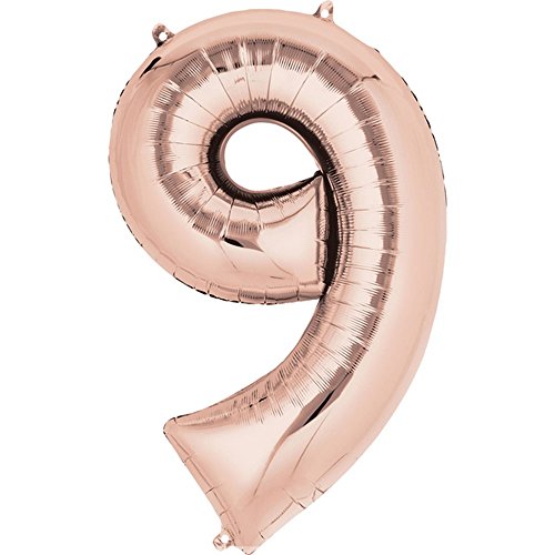 ANAGRAM INTERNATIONAL 95826 Foil Balloon, 34", Rosegold