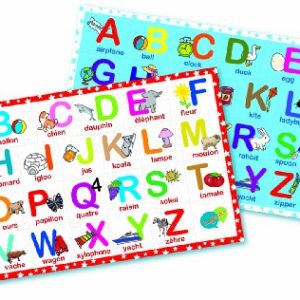 Ingenio Reversible Alphabet Puzzle (English And French)