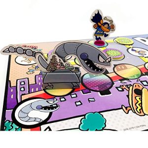 University Games 07010 Dog Man Board Game Attack of The Fleas (Fuzzy Little Evil Animal Squad) Game Based On The Popular Dog Man Book Series by DAV Pilkey, Multi