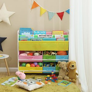 SONGMICS UGKR48WT Children’s Toy Storage Unit White