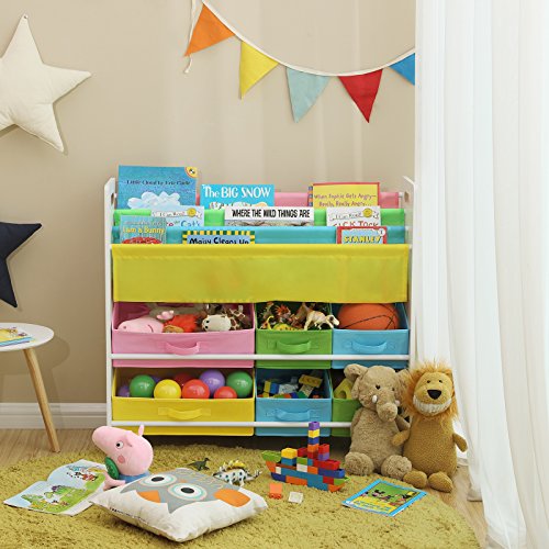 SONGMICS UGKR48WT Children’s Toy Storage Unit White