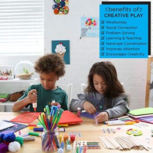 Horizon Group USA Paint Brushes -35 All Purpose Paint Brushes Value Pack – Includes 8 Different Types of Brushes, Great with Watercolors, Acrylic & Washable Paints. Multicolored