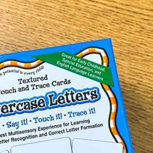 Carson-Dellosa Key Education Textured Touch and Trace: Lowercase Manipulative (846012)