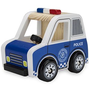 Wooden Wheels Natural Beech Wood Police Cruiser by Imagination Generation