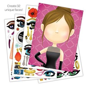 Bendon 42423 Fashion Diva Create-a-Face Sticker Book