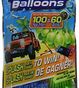 Bunch O Balloons, 100 Self-Sealing Water Balloons in 3 Bunches (Assorted Colors)