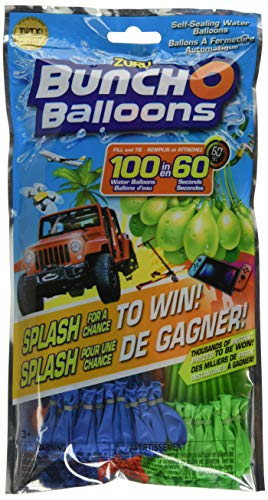 Bunch O Balloons, 100 Self-Sealing Water Balloons in 3 Bunches (Assorted Colors)